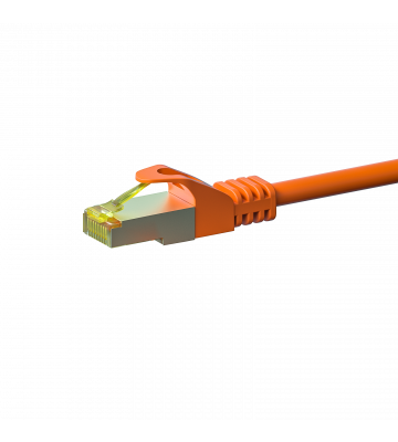 Cat7 S/FTP (PIMF) patchkabel 0,50m oranje