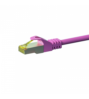 Cat7 S/FTP (PIMF) patchkabel 50m roze