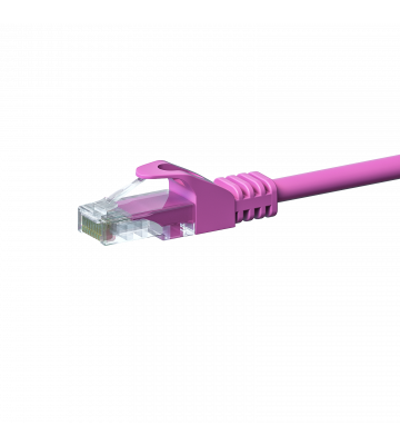 CAT5e UTP patchkabel 3m roze - CCA