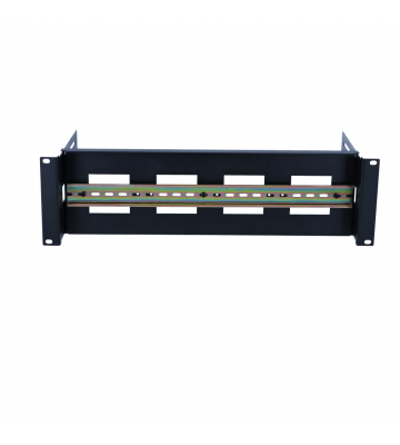3U DIN rail voor 19 inch racks - in diepte verstelbaar