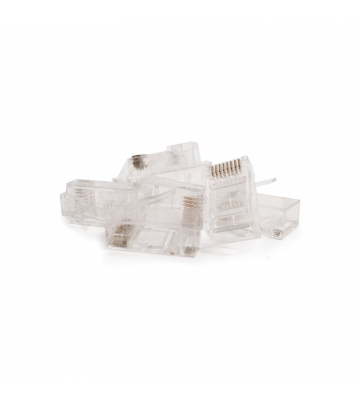 CAT6 Connector RJ45 - Unshielded - voor soepele kern - 10 stuks