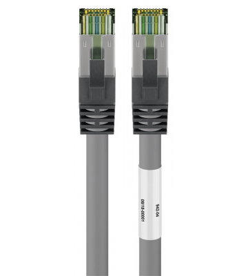 Cat8 S/FTP (PIMF) patchkabel 3m grijs