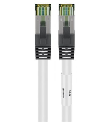 Cat8 S/FTP (PIMF) patchkabel 0,50m wit