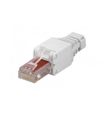 UTP CAT5e Toolless RJ45 Connector - voor stugge en soepele kern