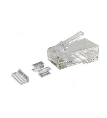 CAT6A Connector RJ45 - Unshielded + hulpstukje - voor soepele kern