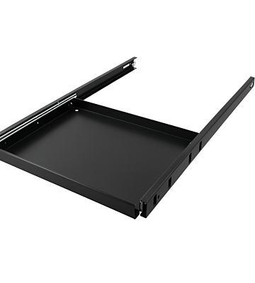 1U, 19 inch uitschuifbaar legbord, voor 1000mm diepe serverkasten