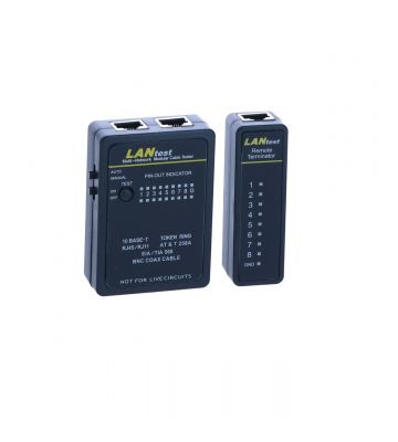 Netwerkkabel tester UTP, FTP, S/FTP en coaxiale netwerkkabels