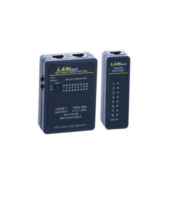 Netwerkkabel tester UTP, FTP, S/FTP en coaxiale netwerkkabels