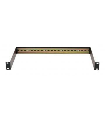 1U DIN rail voor 19-inch racks