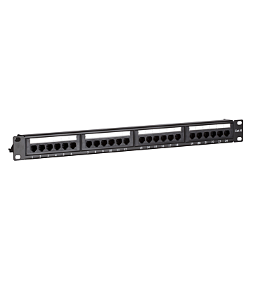 CAT6 UTP 24 poorts patchpaneel