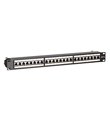 CAT6a STP 24 poorts patchpaneel
