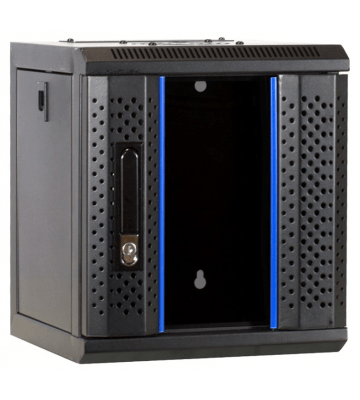 10 inch 4U serverkast met glazen deur 370x450x264mm (BxDxH)
