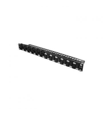 CAT6a UTP patchpaneel met LSA keystones - 24 poorts