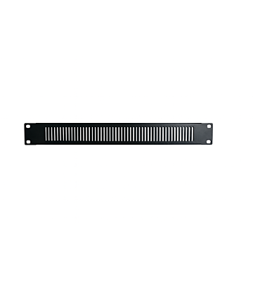 1U 19 verticaal inch ventilatiepaneel zwart