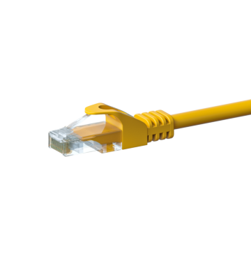 UTP CAT5e patchkabel 3m geel - 100% koper