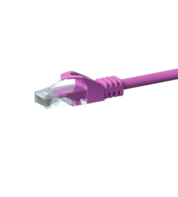 UTP CAT5e patchkabel 30m roze - 100% koper