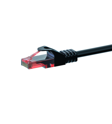 UTP CAT6 patchkabel 1,50m zwart - 100% koper