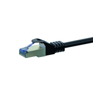 CAT6a S/FTP (PIMF) patchkabel 10m zwart