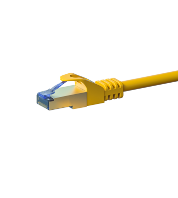 CAT6a S/FTP (PIMF) patchkabel 10m geel