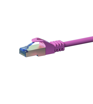 CAT6a S/FTP (PIMF) patchkabel 10m roze