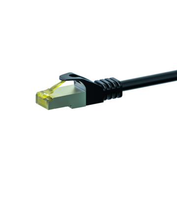 Cat7 S/FTP (PIMF) patchkabel 10m zwart