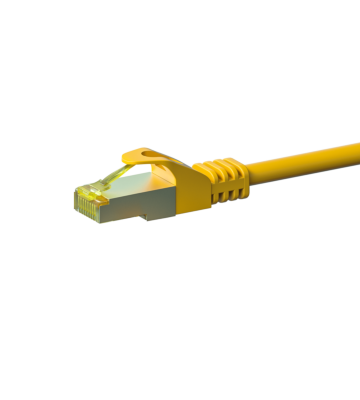 Cat7 S/FTP (PIMF) patchkabel 1m geel