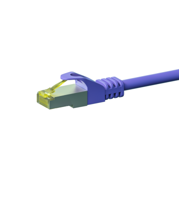 Cat7 S/FTP (PIMF) patchkabel 10m paars