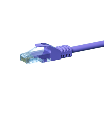 CAT5e UTP patchkabel 0,50m paars - CCA