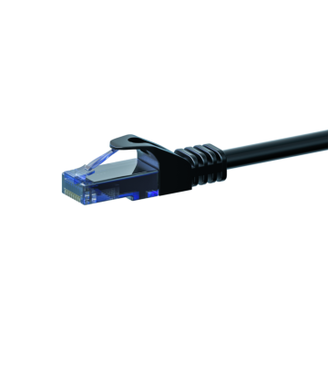 UTP CAT6a patchkabel 1,50m zwart - 100% koper