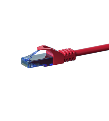 UTP CAT6a patchkabel 10m rood - 100% koper