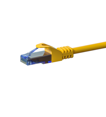 UTP CAT6a patchkabel 0,50m geel - 100% koper