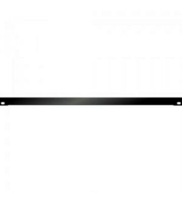 0,5U 19 inch afdekpaneel zwart