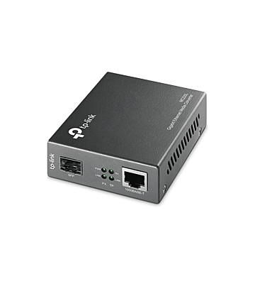 Glasvezel converter TP-Link MC220L t.b.v. SFP modules single-/multimode
