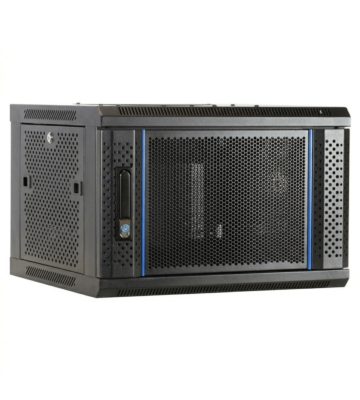 6U wandkast met geperforeerde deur 600x450x368mm