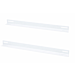 L-profiel 2-pack geschikt voor 600mm diepe wandkasten - wit