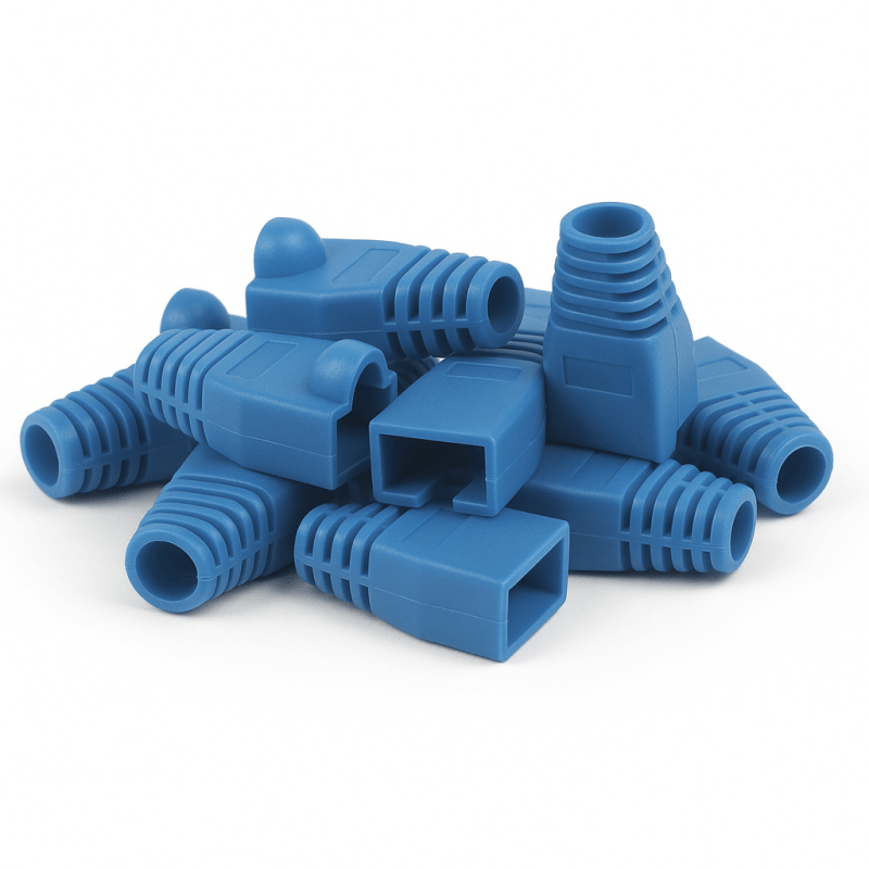 DANICOM RJ45 Kabeltule Blauw - 10 stuks