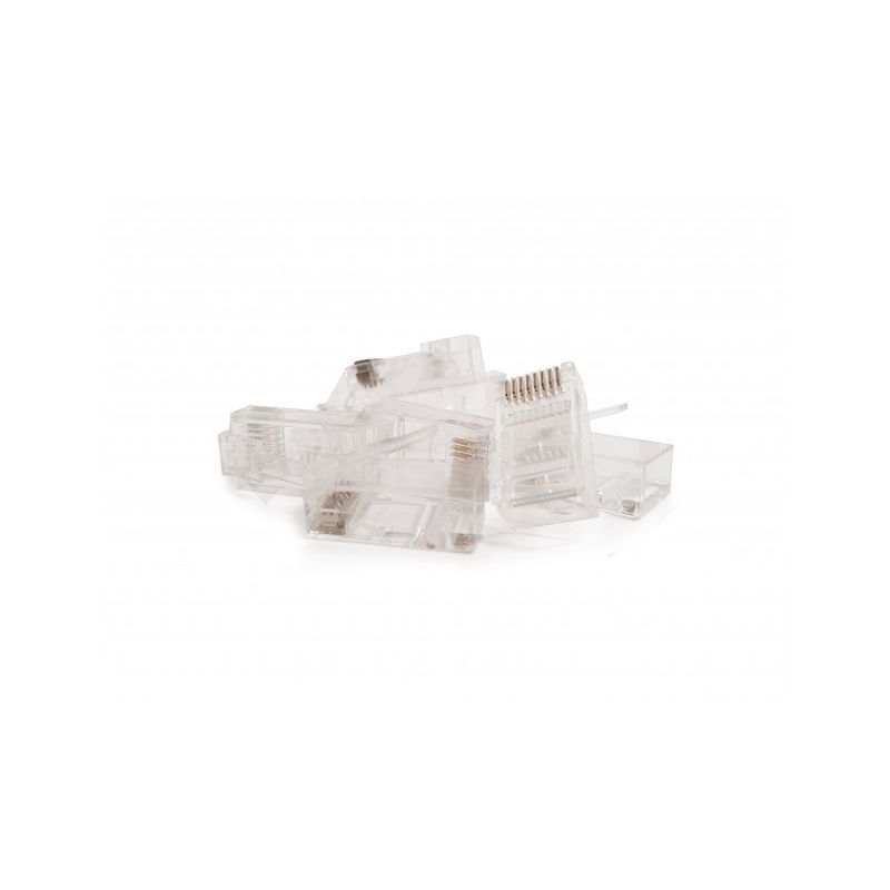 CAT6A Connector RJ45- Unshielded  - voor stugge kern - 10 stuks