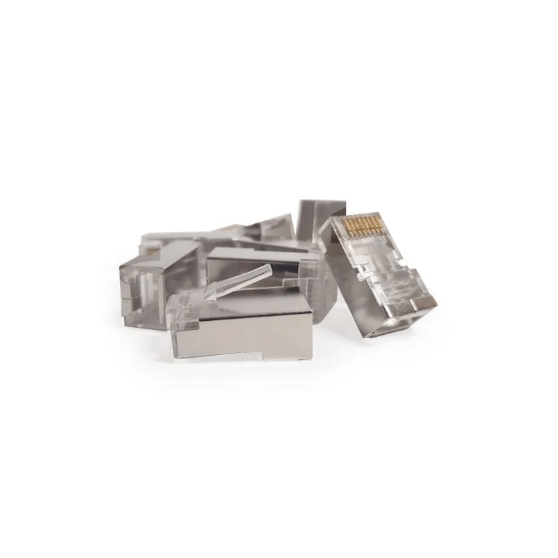 CAT6 Connector RJ45 - Shielded - voor soepele kern - 10 stuks