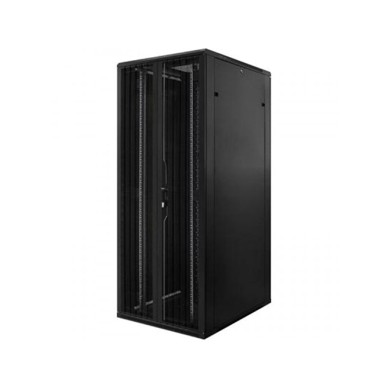 42U serverkast met dubbele geperforeerde voor- en achterdeur 800x1200x2000mm (BxDxH)