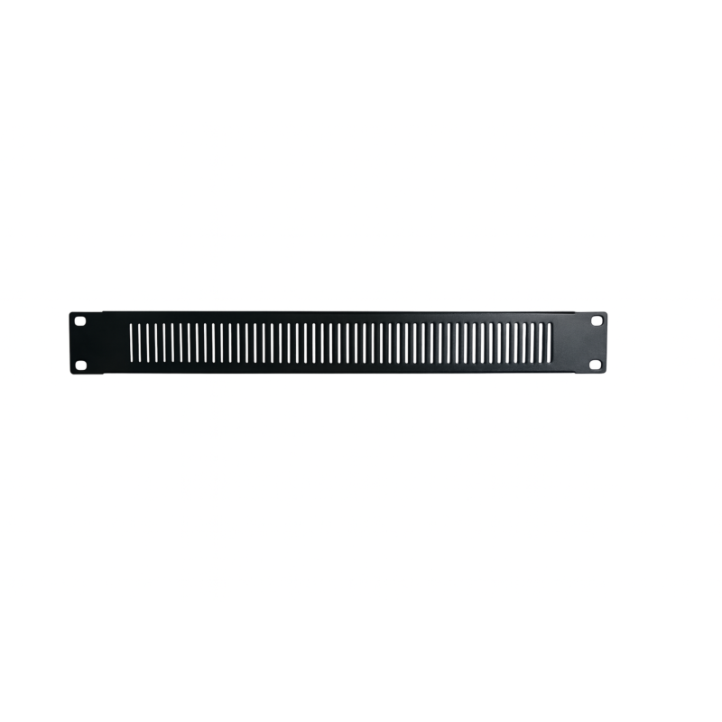 1U 19 verticaal inch ventilatiepaneel zwart