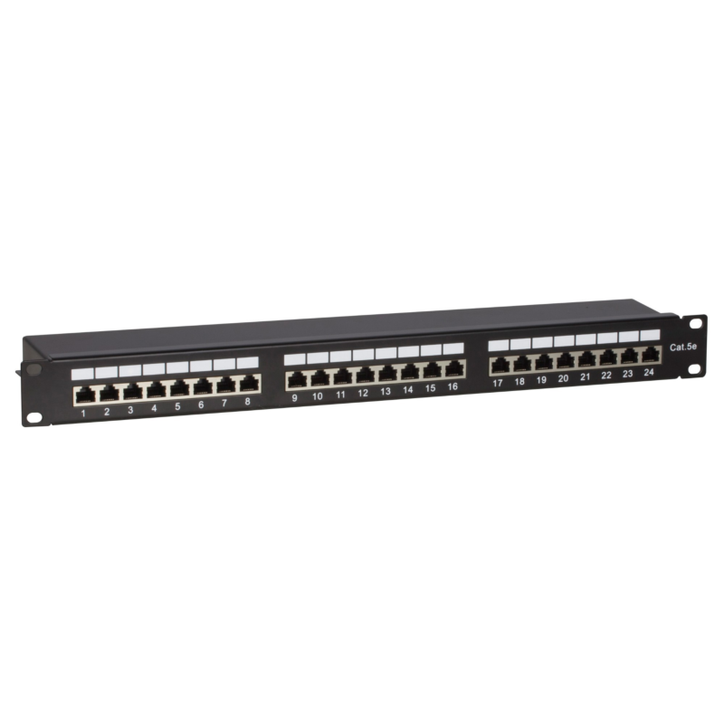 CAT5e FTP 24 poorts patchpaneel