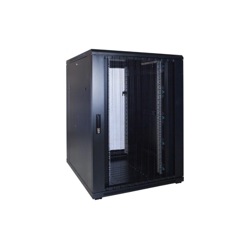 22U serverkast met geperforeerde voordeur 800x1200x1200mm