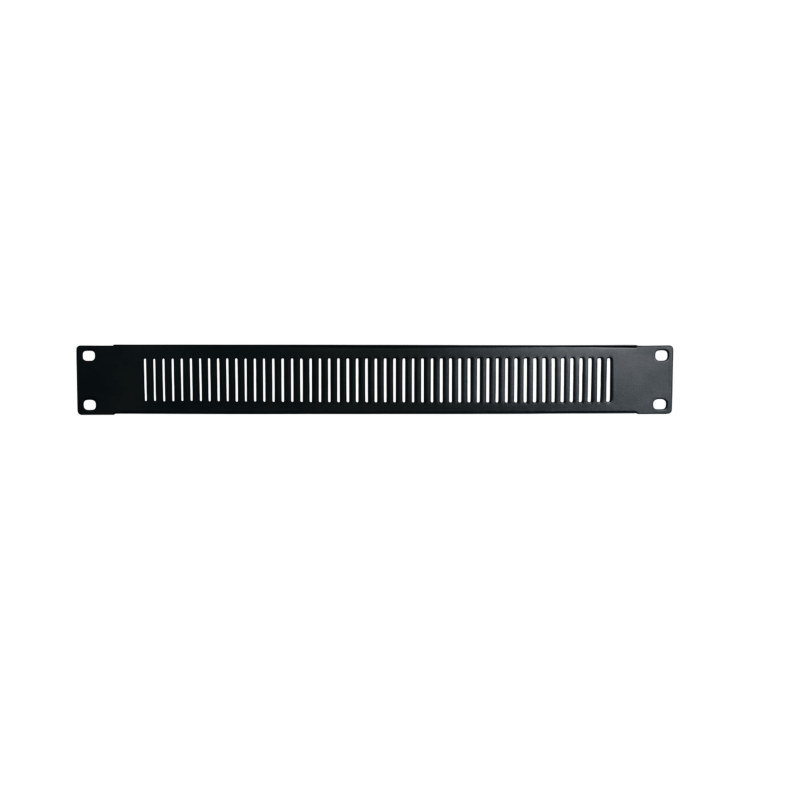 1U 19 verticaal inch ventilatiepaneel zwart
