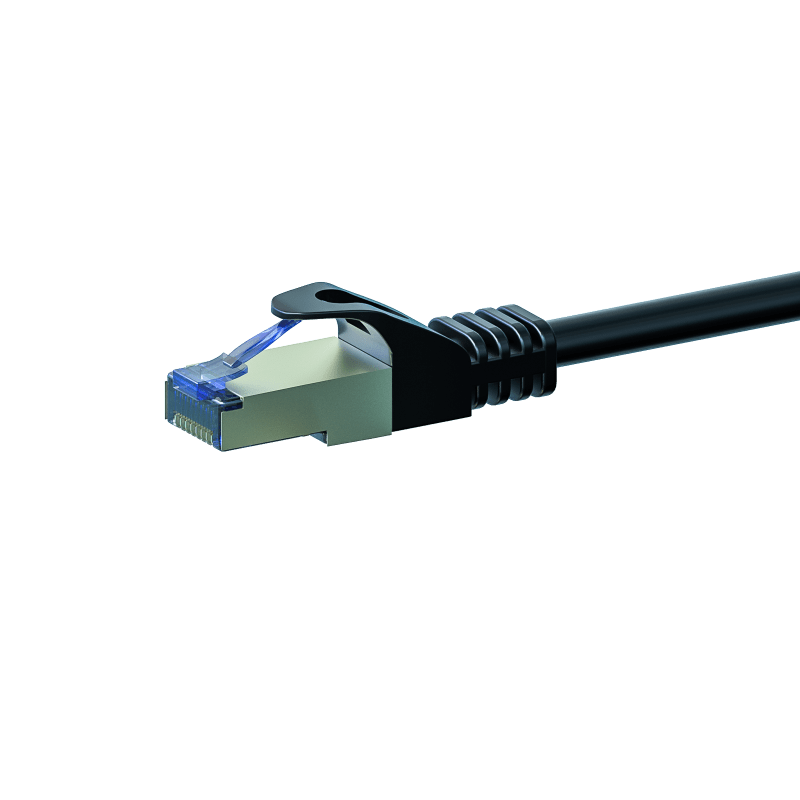 CAT6a S/FTP (PIMF) patchkabel 30m zwart