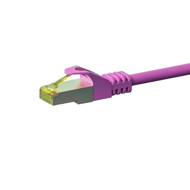 Cat7 S/FTP (PIMF) patchkabel 20m roze
