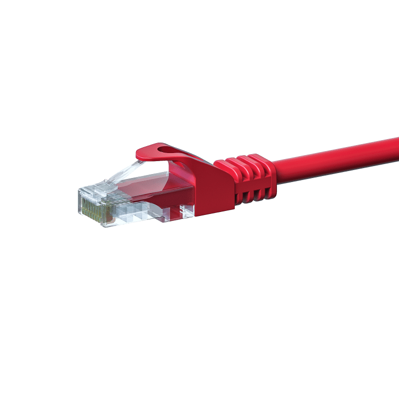 CAT5e UTP patchkabel 7,50m rood - CCA