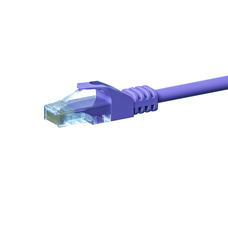 CAT5e UTP patchkabel 10m paars - CCA