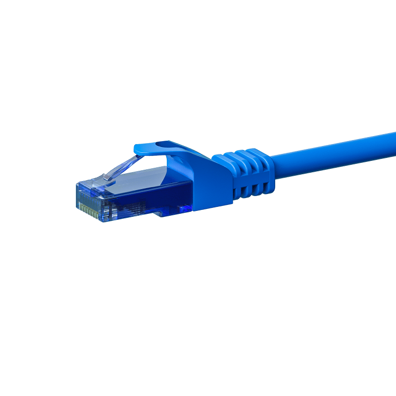 UTP CAT6a patchkabel 2m blauw - 100% koper