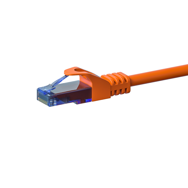 UTP CAT6a patchkabel 1,50m oranje - 100% koper