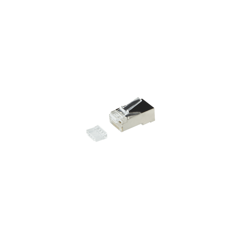 CAT6 Connector RJ45  - Shielded -met hulpstukjevoor soepele kern